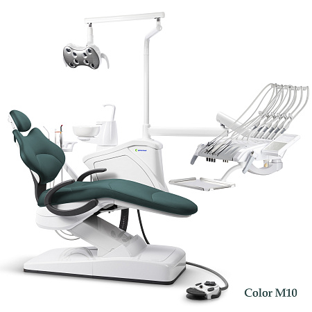 GreenMED S300 – Стоматологическая установка с мягкой обивкой и с верхней подачей