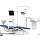 SILVERFOX 8000C-CRS0 Compact – Стоматологическая установка с нижней подачей, без гидроблока и с мягкой обивкой