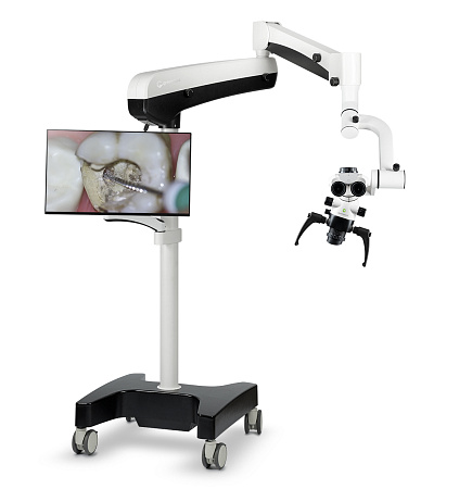 GreenMED C-Clear – Микроскоп стоматологический операционный, встроенная 4К-камера, маятниковый механизм